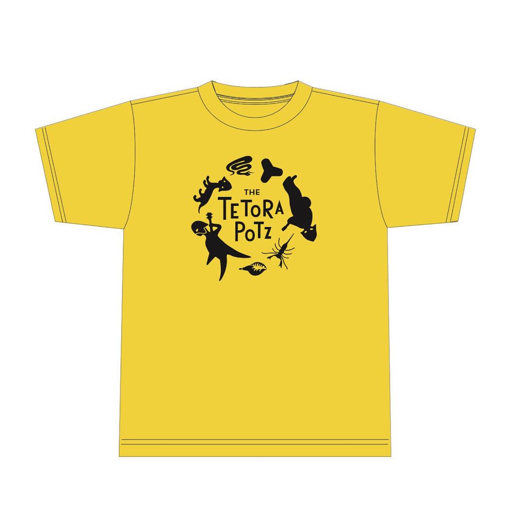 Izumi Kato - The Tetorapotz - Short Sleeve T-Shirt (Yellow) (Available Signed)