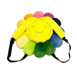Takashi Murakami Flower Plush Rucksack Backpack Rainbow in 2023