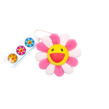 Load image into Gallery viewer, Takashi Murakami - Plush Flower Pin Keychain - Pink
