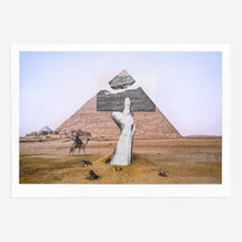 Load image into Gallery viewer, JR - Trompe l&#39;oeil, Greetings from Giza, 21 Octobre 2021, 6h01, Giza, Egypte, 2021

