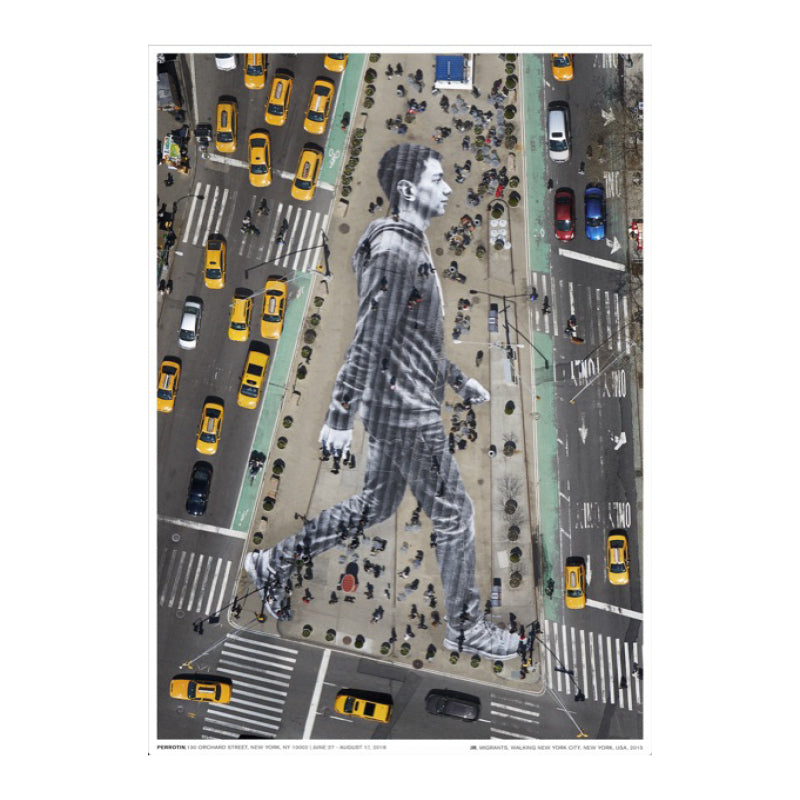 JR - Migrants Walking New York City, New York USA 2015